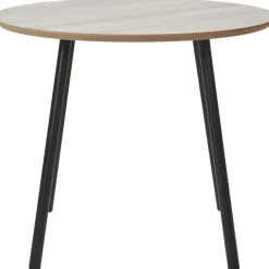 Aalst soffbord Ø55 cm - Svart/beige