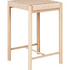 Abano barpall i trä med repsits