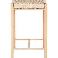 Abano barpall i trä med repsits