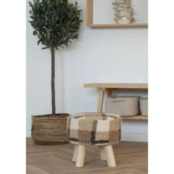 Aberdeen sittpall - Brun mix