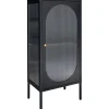 Adelaide vitrinskåp 110x50 cm - Svart