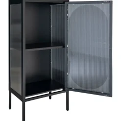 Adelaide vitrinskåp 110x50 cm - Svart