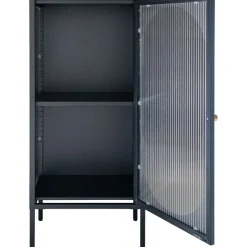 Adelaide vitrinskåp 110x50 cm - Svart