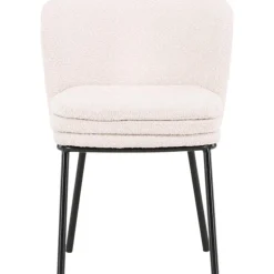 Agnes matstol - Vit boucle