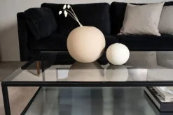 Agnäs soffbord 130 x 60 cm - Svart/glas