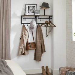 Agust hatthylla - Brun/svart