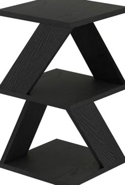 Albeni sidobord - Svart trä