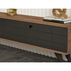 Alberi TV-bänk - Furu/antracit