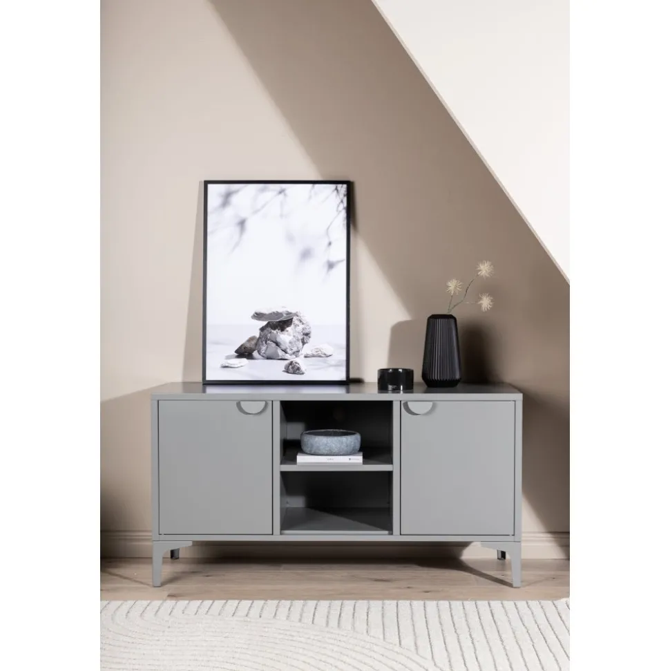 Alexander TV-bänk - Ljusgrå