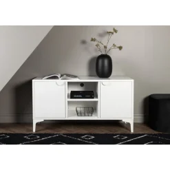 Alexander TV-bänk - Vit