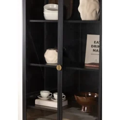 Alexander vitrinskåp - Svart