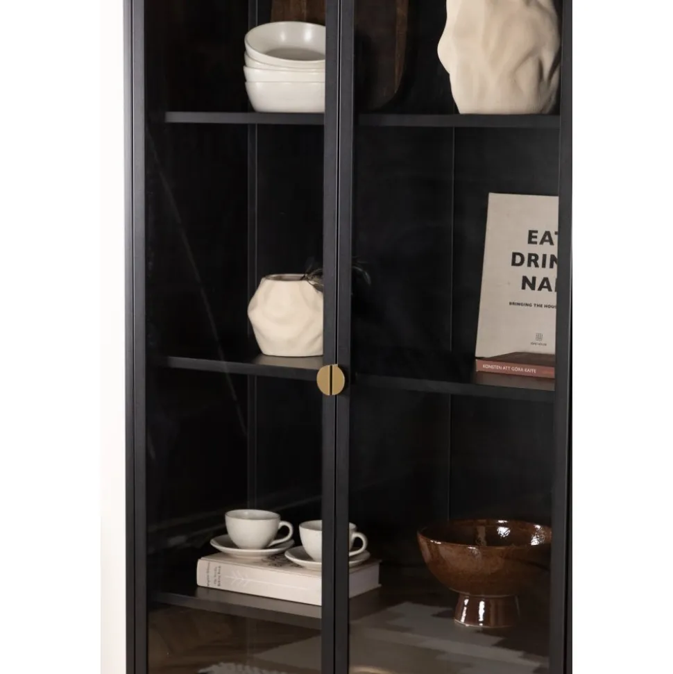 Alexander vitrinskåp - Svart