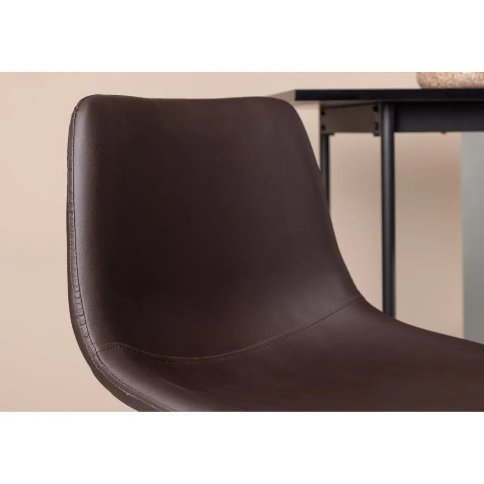 Alexi barstol - Brun PU