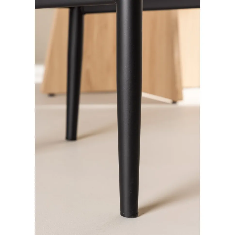 Alfons matstol - Beige/svart