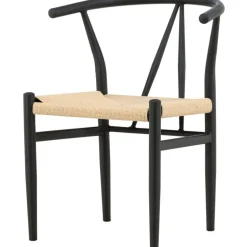 Alfons matstol - Beige/svart