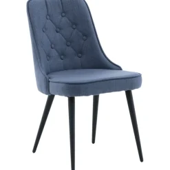 Alice Deluxe matstol - Blå/svart