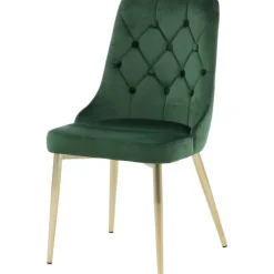 Alice Deluxe matstol - Grön/mässing