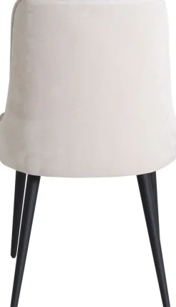 Alice Deluxe matstol - Svart/beige sammet