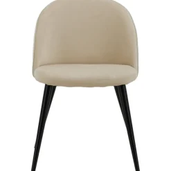 Alice matstol - Beige sammet
