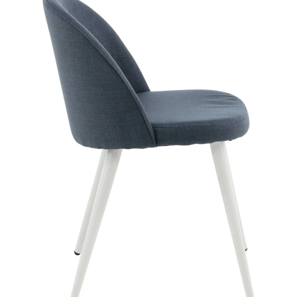 Alice matstol - Blå/vit