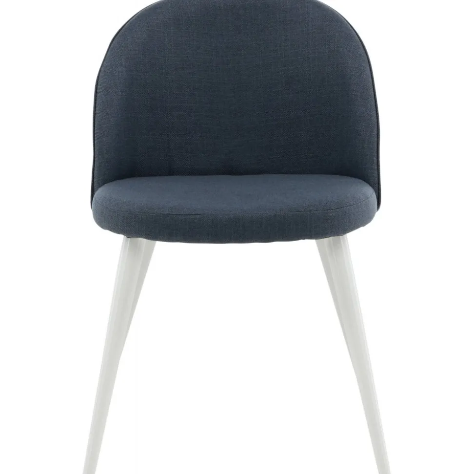 Alice matstol - Blå/vit