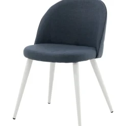 Alice matstol - Blå/vit