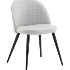 Alice matstol - Ljusgrå tyg