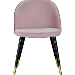 Alice matstol - Rosa/svart/mässing