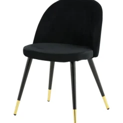 Alice matstol - Svart/mässing