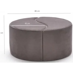 Alis sittpuff - Mink