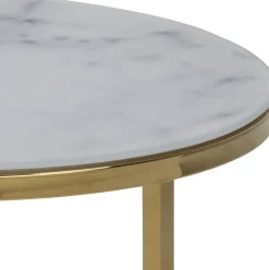 Alisma satsbord Ø35/45 cm - Vit