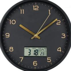 Amiens väggklocka - Svart