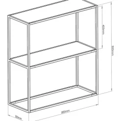 Andas konsolbord - Svart