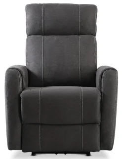 Anna elektrisk ställbar fåtölj i grå microfibertyg + Fläckborttagare för möbler