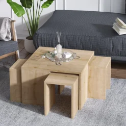 Annabelle soffbord-set - Safir ek