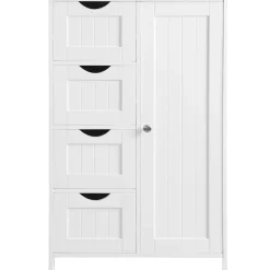 Annette förvaringsskåp - Vit + Textilrengöring för möbler