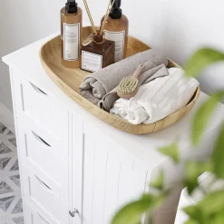 Annette förvaringsskåp - Vit + Textilrengöring för möbler