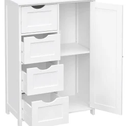 Annette förvaringsskåp - Vit + Textilrengöring för möbler