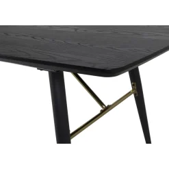 Ansmark matbord 180-220 cm - Svart