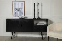 Ansmark sideboard - Svart/mässing