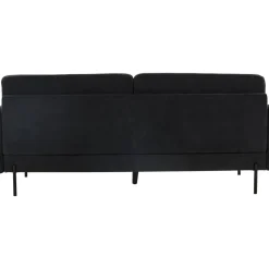 Antibes 2-sits soffa - Svart/Mörkgrå