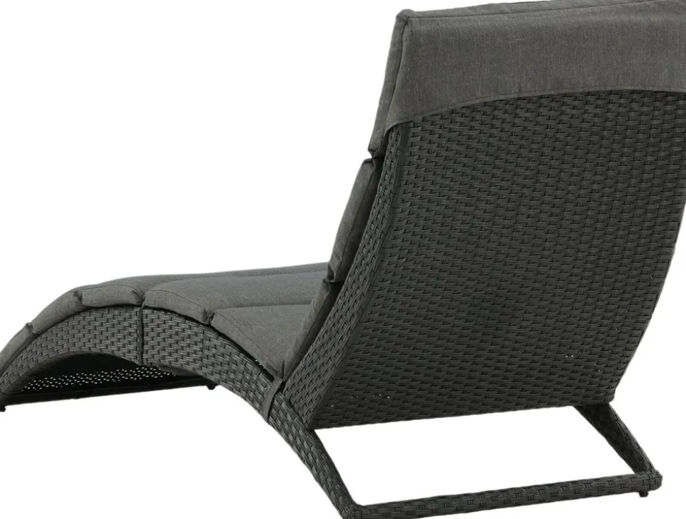 Archie solsäng - Svart + Rengöringsmedel för utemöbler