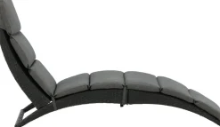 Archie solsäng - Svart + Textilskydd för utemöbler