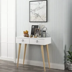 Arden avlastningsbord 72/100 x 35 cm - Vit