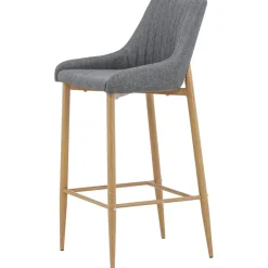 Argon barstol - Ekimitation/grå