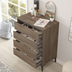 Aristo byrå - Brun/antracit