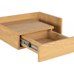 Ashlan vägghängt sängbord 40 x 32 cm - natur