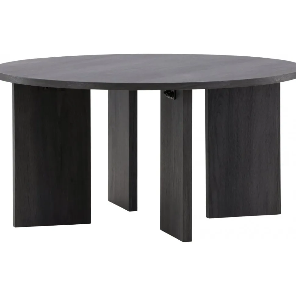 Askerön soffbord Ø80 cm - Svart