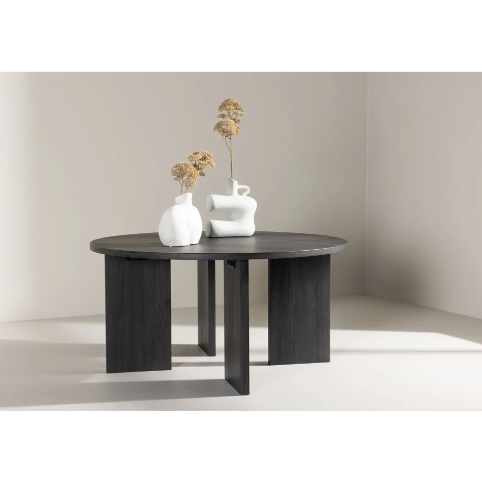 Askerön soffbord Ø80 cm - Svart