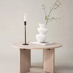 Askerön soffbord Ø80 cm - Whitewash